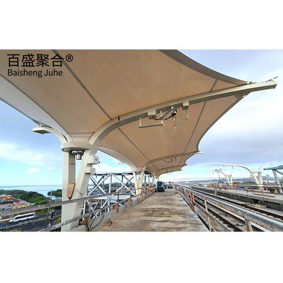 Yüksek Rise Atölyesi Galvanized Steel Structure Building With Tear Strength W/F 400/350N/5CM
