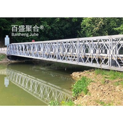 Hızlı İnşaat Truss Bailey Köprüsü Toleransı ± 1% ve Q355/Sınıf 350/ASTM A992