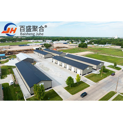ASTM Standart Özelleştirilmiş Küçük Uzay Çerçeve Prefab Hafif Ağırlıklı Çelik Yapı Garaj
