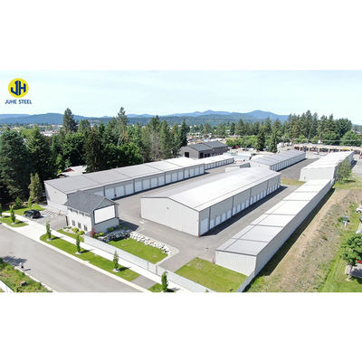 Depolama Prefabrik Depo Alan Çerçeve Yapısı Çelik Atölyesi Q355 Q235B ile