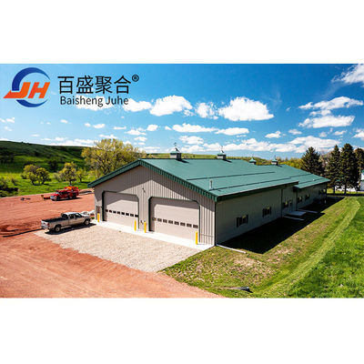 Endüstriyel Tasarım için ASTM Standart Prefab Çelik Garaj Metal Yapı Bina