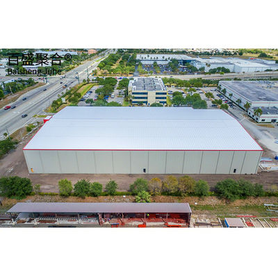 Gable Frame Prefabrik Çelik Yapı Depo Koltuğu ± 1% Tolerans ile Depo