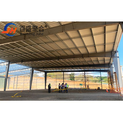 CAD çizim tasarımı ile düşük karbonlu çelik çok katlı prefabrik depo binası