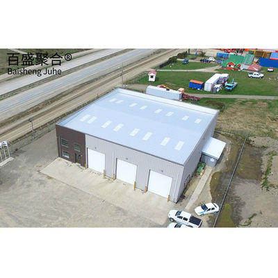 Kaydırma Kapısı Prefabrik Çelik İki Araba Garajı Metal Bina