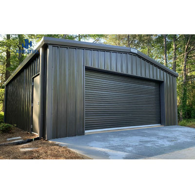 Metal garaj kitleri 24x24 Metal binalar araba portları AiSi standardı