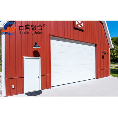 Q235B / Q345B Dalgalanmış metal tabakası metal kulübe dalgalanmış çelik binalar otopark