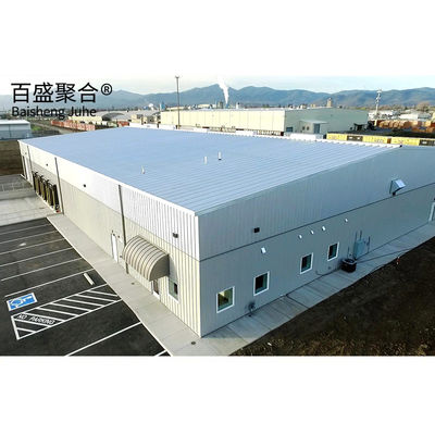Q235B Q345B Düşük karbonlu çelik çok katlı çelik çerçeve inşaat prefab çelik depo