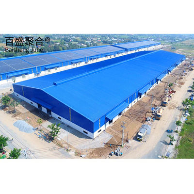 Metal Ahır Depolama Mağazası Kit Prefab Depo Çelik Yapı Tasarımı