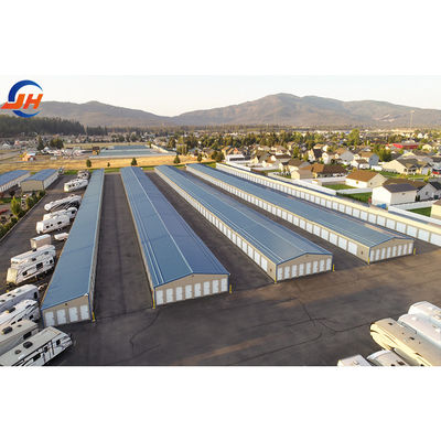 Ekonomik Prefab Çerçeve İnşaat Tasarımı için Kaydırma Kapı Çelik Yapı Depo